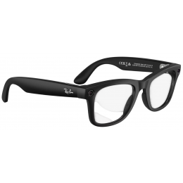 Умные очки Ray-Ban Meta* Wayfarer Gen 2 Matte Black, Фотохромные линзы Clear to Grey Transitions (RW4012), размер L